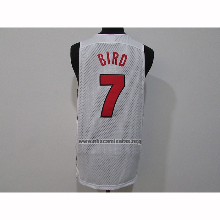 Camiseta USA 1992 Larry Bird NO 7 Blanco